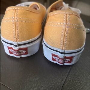Vans Kids Sneakers in Light Orange and White